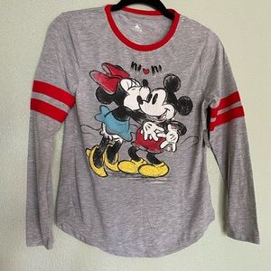 Disney Store Mickey And Minnie Long Sleeve Small